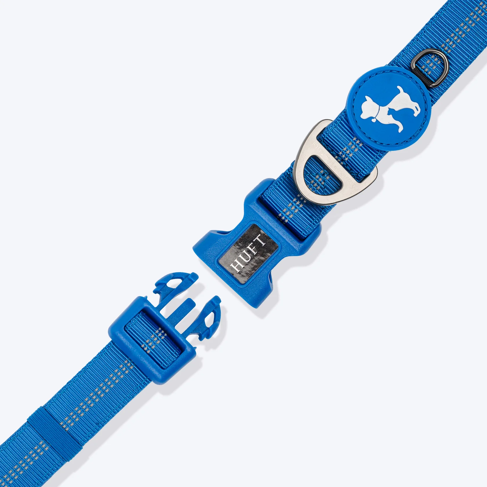 huft xplorers dog collar – blue | adjustable & durable huft xplorers dog collar – blue | adjustable & durable